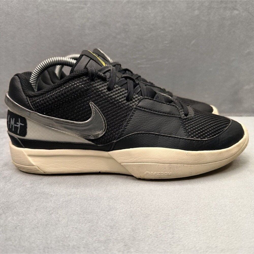 Nike Ja 1 Ain't Ducking Low Mens Size 8 Basketball Shoes Black Coconut Milk 2023
